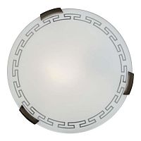 361 GLASSI SN 108 Светильник стекло/белое E27 3*100Вт D500 GRECA