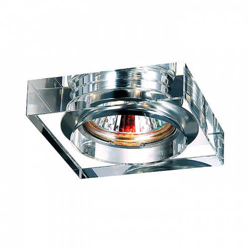 Декоративный встраиваемый светильник Novotech Glass 369482 GX5.3/GU5.3 50 Вт