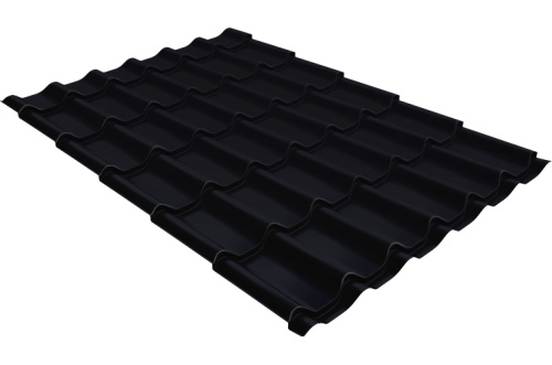Профиль волновой Grand Line Classic 0.45 Drap ST RAL 9005 черный