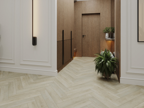 Виниловый ламинат SPC CronaFloor Herringbone 2.0 Дуб Ним H015 фото 6