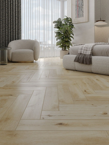 Виниловый ламинат SPC CronaFloor Herringbone 2.0 Дуб Ренн H014 фото 2