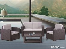 Комплект мебели Rattan Premium 4 венге SF1-4P