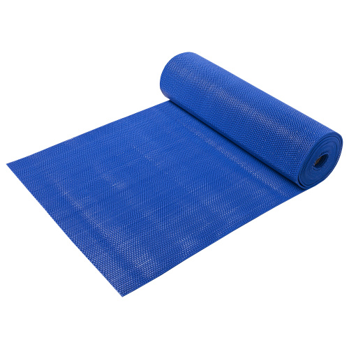 Грязезащитное покрытие Зиг-Заг 0.9x15 м толщина 4.5 мм синий