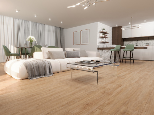Виниловый ламинат SPC CronaFloor Wood 4V Кельме XJ1136-15 фото 13