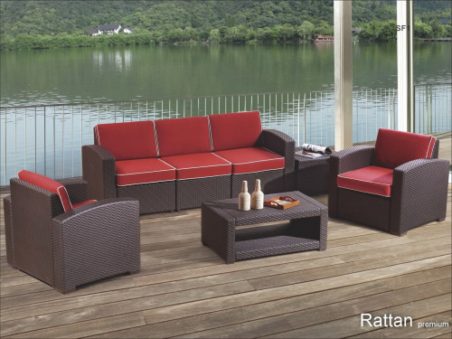 Комплект мебели Rattan Premium 5 венге SF1-5P