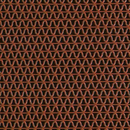 Грязезащитное покрытие Зиг-Заг 0.9x15 м толщина 4.5 мм коричневый фото 2