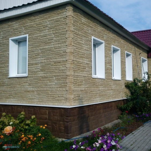 Фасадная панель Альта-Профиль Гранит Балканский 1134х474 мм фото 2