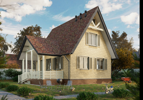 Фасадная панель Docke Standard Эдель Родонит фото 5
