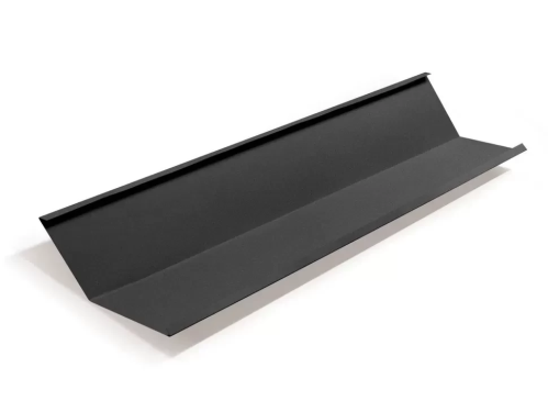 Планка ендовы нижней для композитной черепицы 140х140 0.5 Satin с пленкой RAL 7024 мокрый асфальт (2м) Планка ендовы нижней для композитной черепицы 140х140 0.5 Satin с пленкой RAL 7024 мокрый асфальт (2м)