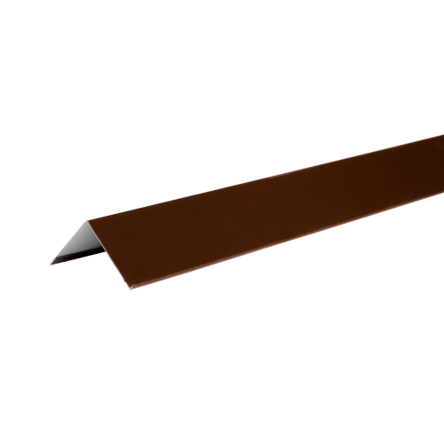 Угол внешний Hauberk 0.45 PE с пленкой RAL 8017 шоколад
