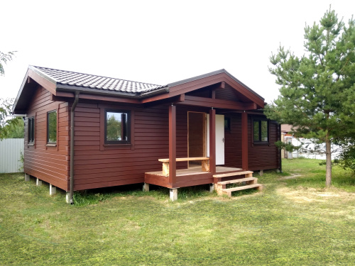 Металлочерепица Grand Line классик 0,5 Satin RR 32 темно-коричневый фото 4