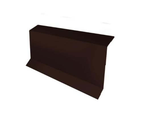 Планка примыкания в штробу 60 0.45 PE с пленкой RAL 8017 шоколад (2м)