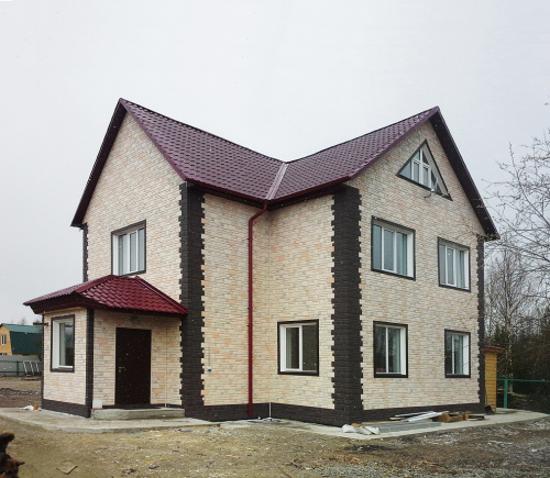 Фасадная панель Docke Premium Burg льняной фото 2
