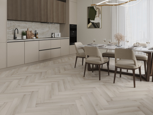 Виниловый ламинат SPC CronaFloor Herringbone 2.0 Дуб Гавр H013 фото 6