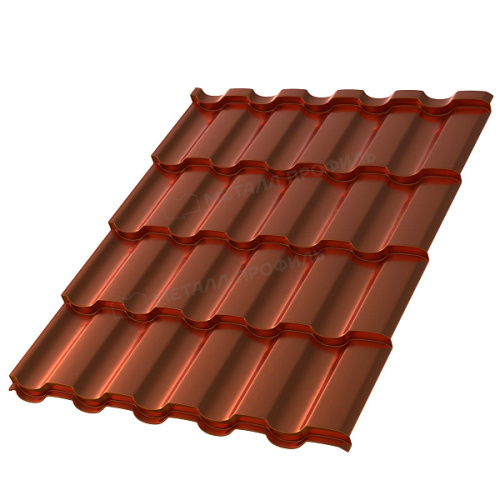 Металлочерепица Металл Профиль Монтекристо-X (AGNETA-20-Copper\Copper-0.5)