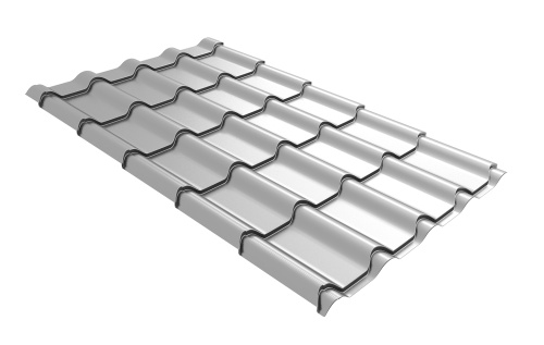 Профиль волновой Grand Line Kamea 0.45 Drap RAL 9003 сигнальный белый