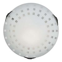 262 GLASSI SN 106 Светильник стекло/белое E27 2*100Вт D400 QUADRO WHITE
