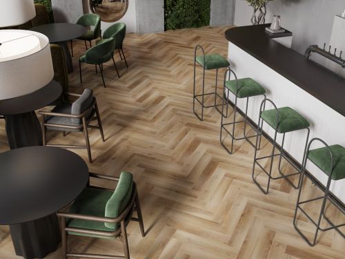 Виниловый ламинат SPC CronaFloor Herringbone 2.0 Дуб Авиньон H019 фото 3