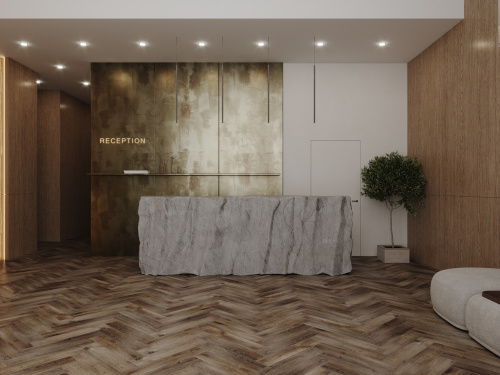 Виниловый ламинат SPC CronaFloor Herringbone 2.0 Дуб Грас H017 фото 6