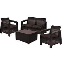 Комплект мебели Keter Corfu Set коричневый 223201