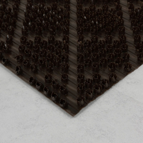Грязезащитное щетинистое покрытие Альфа-стиль Ромб 137 Темный шоколад фото 4