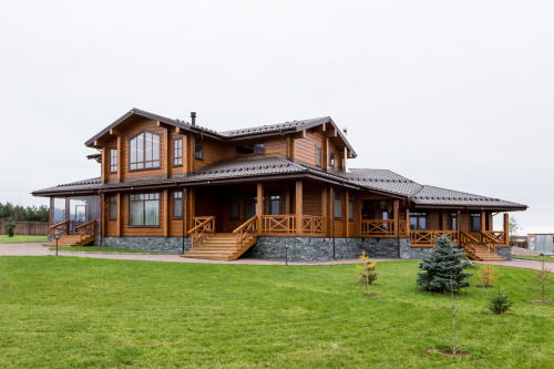 Металлочерепица Grand Line камея 0,5 Satin RR 32 темно-коричневый фото 4