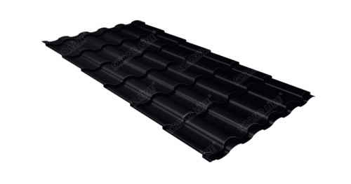Профиль волновой Grand Line Kredo 0.45 Drap RAL 9005 черный Профиль волновой Grand Line Kredo 0.45 Drap RAL 9005 черный