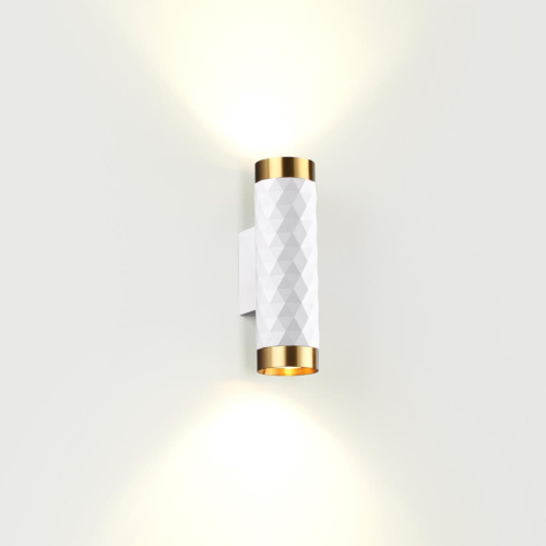 4286/2W HIGHTECH ODL22 283 белый/золотистый/металл Настенный светильник IP20 LED GU10 max 2*10W AD ASTRUM фото 7