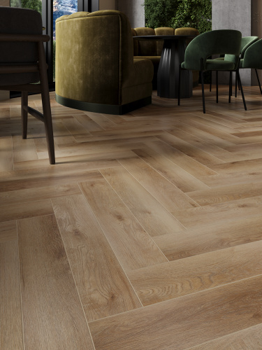 Виниловый ламинат SPC CronaFloor Herringbone 2.0 Дуб Авиньон H019 фото 8
