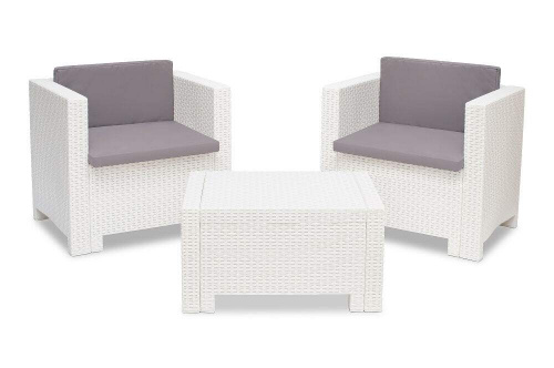 Комплект мебели Bica Nebraska Terrace Set белый 9073