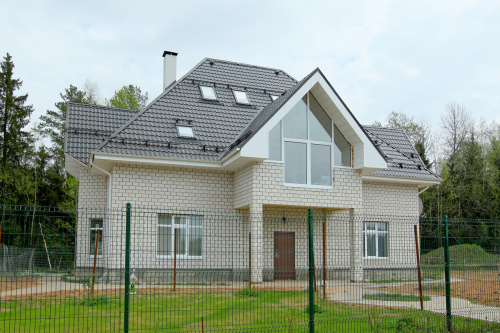 Металлочерепица Grand Line классик 0,5 Satin RAL 7004 сигнальный серый фото 3