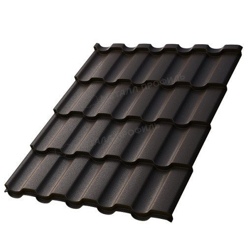 Металлочерепица Металл Профиль Монтекристо-M (VALORI-20-DarkBrown-0.5) Металлочерепица Металл Профиль Монтекристо-M (VALORI-20-DarkBrown-0.5)