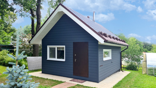 Металлочерепица Grand Line классик 0,5 Satin RAL 8017 шоколад фото 4