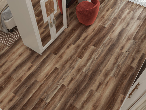 Виниловый ламинат SPC CronaFloor Wood 4V Дуб Охрид BD-40029-10 фото 10