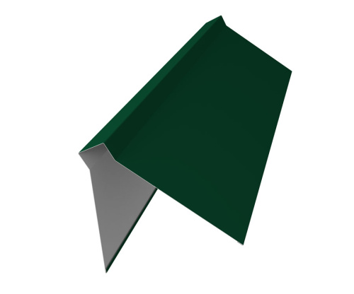 Планка конька плоского 220х50х220 0.5 Satin с пленкой RAL 6005 зеленый мох (2м) Планка конька плоского 220х50х220 0.5 Satin с пленкой RAL 6005 зеленый мох (2м)