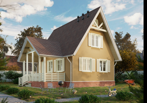 Софит Docke Lux T4 с центральной перфорацией Кедр фото 4