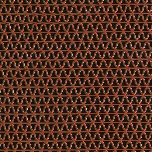 Грязезащитное покрытие Зиг-Заг 0.9x15 м толщина 5.5 мм коричневый фото 2