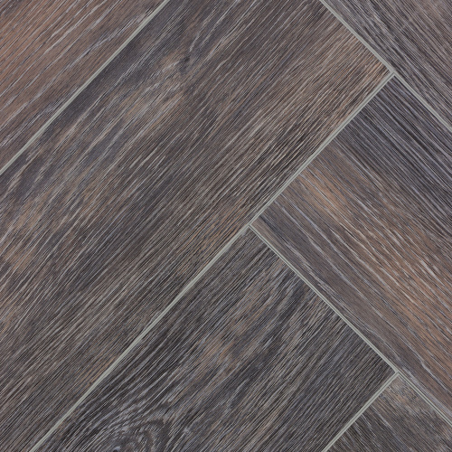 Виниловый ламинат SPC CronaFloor Herringbone Дуб Бордо H006 фото 6