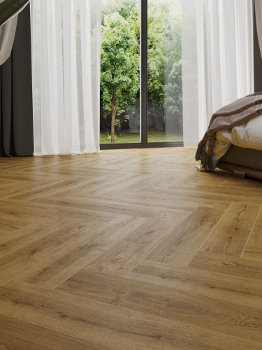 Виниловый ламинат SPC CronaFloor Herringbone 2.0 Дуб Анже H016 фото 2