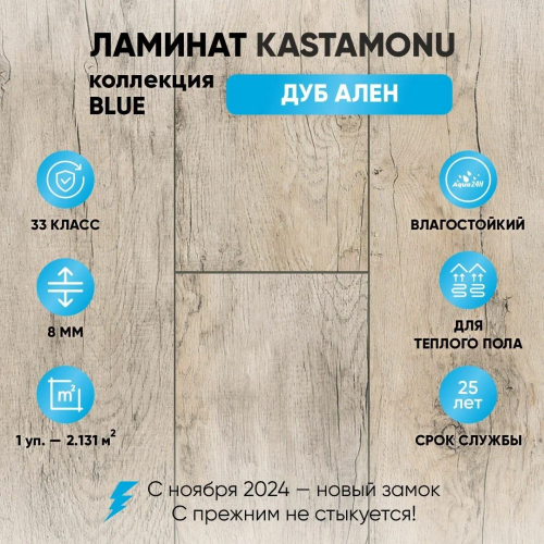 Ламинат Kastamonu Blue FP724 Дуб Ален Ламинат Kastamonu Blue FP724 Дуб Ален