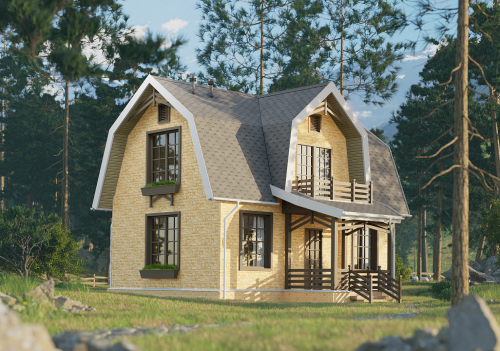 Софит Docke Lux T4 с центральной перфорацией Кедр фото 6