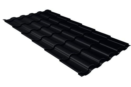 Профиль волновой Grand Line Kredo 0.45 Drap ST RAL 9005 черный Профиль волновой Grand Line Kredo 0.45 Drap ST RAL 9005 черный