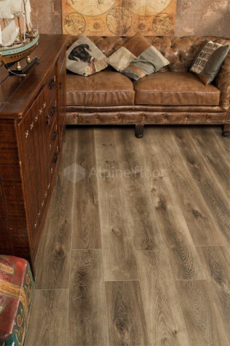 Виниловый ламинат SPC Alpine Floor Premium Xl Дуб коричневый Eco 7-9 фото 3