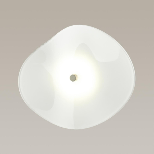 4856/5WL L-VISION ODL_EX21 97 никель/белый/стекло Настенный светильник LED 1*5W 3500K FLUENT фото 4